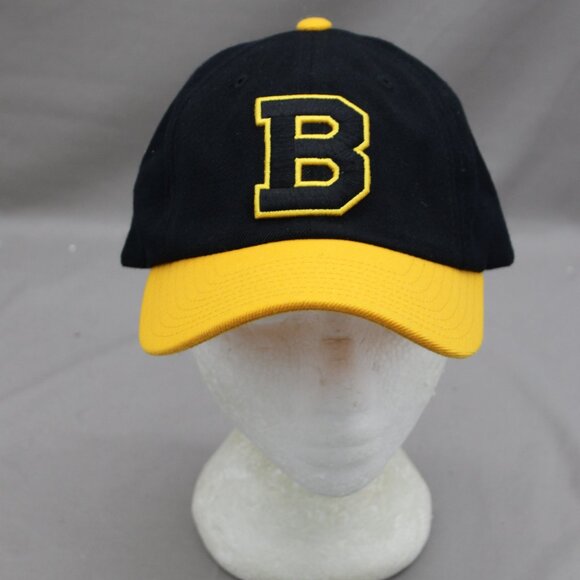 Boston Bruins Hat (VTG) - Wool Hat Big B logo by Puma - Adult Strapback - Picture 1 of 10